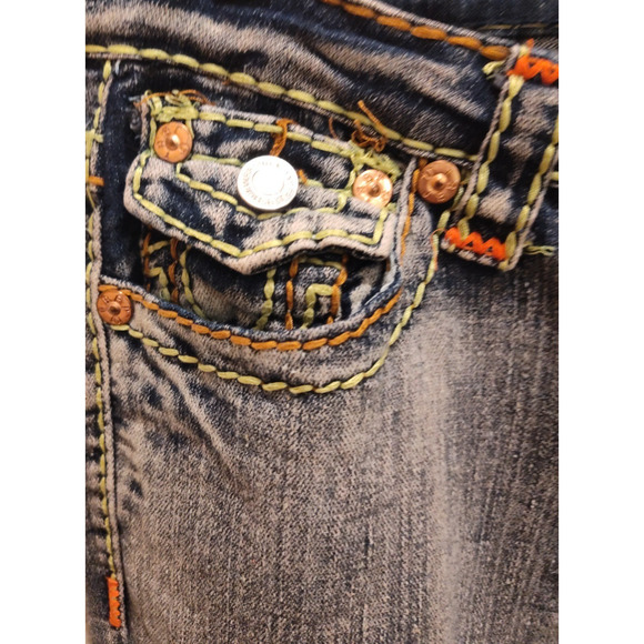 True Religion Vintage Cotton Indigo Joey Super T Women's Denim Jeans Size 29‎ - Picture 4 of 7